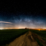 Kunkovice at night